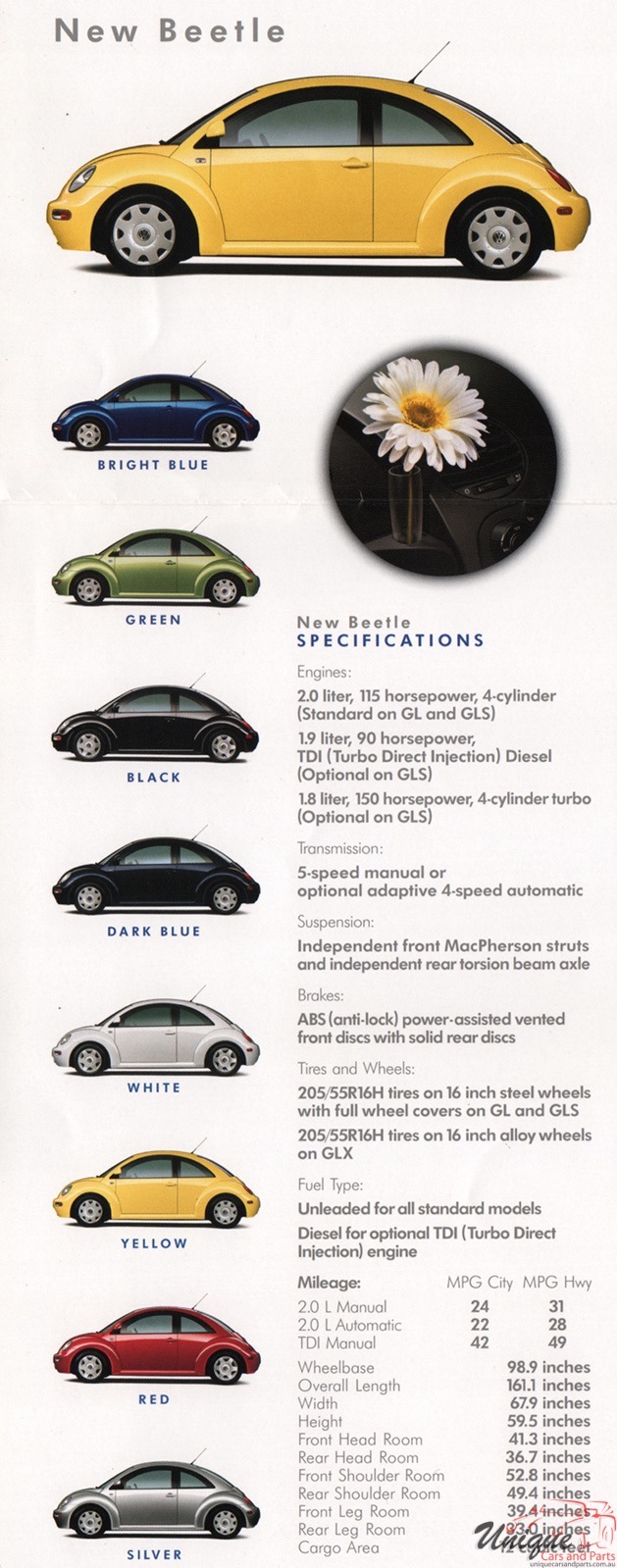 1999 VW Lineup Brochure Page 8